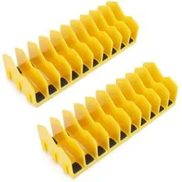 Produktbild: HURRICANE Zangenhalter Set, Halterung für 10 Zangen und Schneider, Werkzeugkoffer Organizer, mit rutschfestem Gummiboden, Passend für 7.6 cm Hohe Schubladen, Werkzeugkästen, 2 Stück