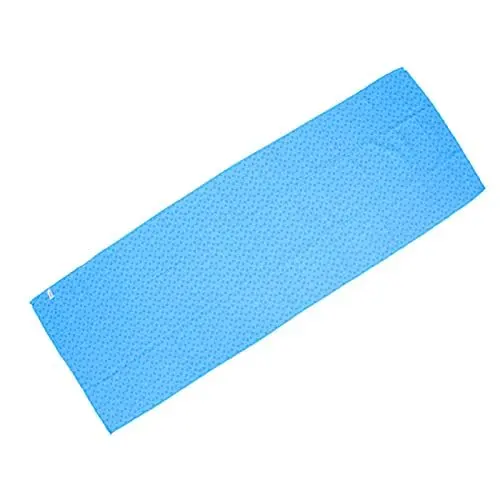 Produktbild: HURRISE Yoga-Handtuch, rutschfeste Yogamatte, Weiche Mikrofaser, rutschfest, Schweißabsorbierend, Yoga-Handtuch für Pilates-Übungskurse(Blau)