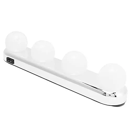 Produktbild: HUSHUI 4LED Schminktischleuchte Make-up Wandleuchte Kit Glühbirnen Spiegelleuchte Wohnzimmer Badezimmer