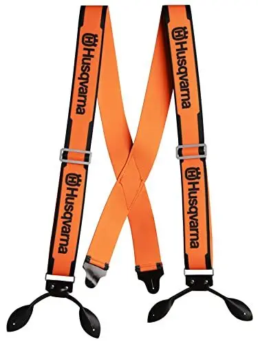 Produktbild: Husqvarna Herren 505618510 Hosenträger mit Lederschnallen, Mehrfarbig, 130
