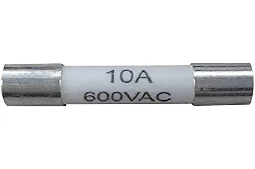 Produktbild: HV510.10 Multimeter-Sicherung (Ø x Länge) 5mm x 20mm 10A 600V Superfast - FF Inhalt 1 Stück, silber