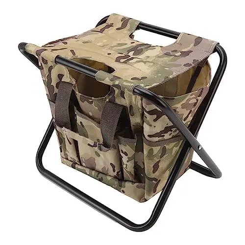 Produktbild: HWGING Outdoor Camping Picknick Freizeit Angelstuhl Gartenarbeit Klappbank Abnehmbarer Dual-Purpose-Hocker