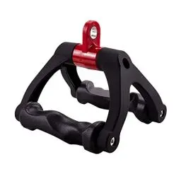 Produktbild: HXD-ERGO Doppel D Rudergriff, Parallelgriff Latzug für Klassische Ruderübungen, Seilzug Griffe Fitness Pull Down Griff für Bizeps und Trizeps für Home Gym (Doppel D Rudergriff)