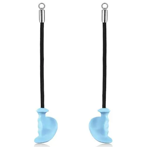 Produktbild: HXD-ERGO Trizepsseil Einhand Trainingsseil, Ergonomisch Single Trizepsseil Krafttraining Griff, Heavy Duty Trizeps Seil für Workout am Seilzug Fitness Kabelzug Kraftturm