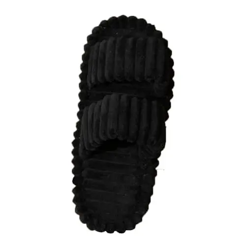 Produktbild: HXRYPG Hausschuhe Damen Pantoffeln Warme Hüttenschuhe Winter Hauspantoffeln Winterhausschuhe Kuschelig Hausschlappen Pantoletten Indoor Hausschuhe Flache Slippers Schlappen coupon 02 Schwarz 36