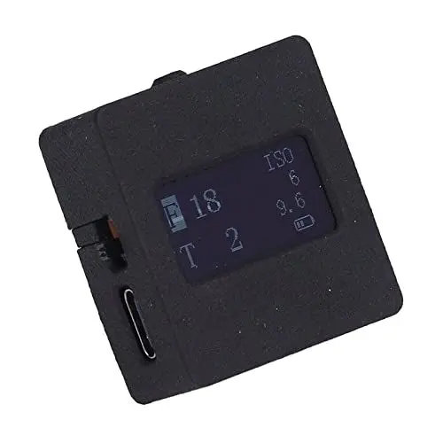 Produktbild: HY‑201X Kamera-Photometer, Lichtmesser zur Befestigung an einem kalten Blitzschuh, mit USB-Kabel, 0,96 Zoll organische lichtemittierende Diode