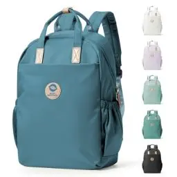 Produktbild: HYC00 Schulrucksack Damen Tagesrucksack Schultaschen College Rucksack Causal Travel Daypack Schulrucksack Teenager Mädchen Rucksack Damen Bookbag Laptop Rucksack für Schule Reisen,Pfauenblau