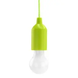 Produktbild: HyCell Pull Light in grün mit Zugschalter inkl. AAA Batterien - tragbare LED Lampe warmweiß - mobile Leuchte ideal für Garten Schuppen Zelt Camping Dachboden Kleiderschrank oder Party Dekoration, 1
