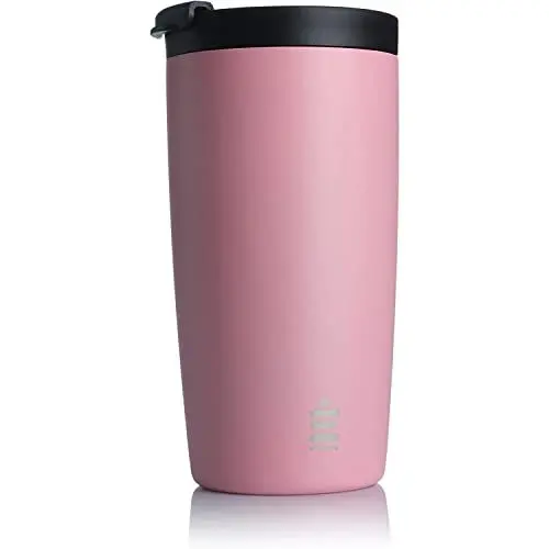 Produktbild: HYDRATE Thermobecher, Kaffeebecher to Go aus Edelstahl - hält Getränke bis zu 6 Stunden heiß und kalt - Isolierter Coffee to Go Becher für unterwegs - Thermosbecher, Travel Mug BPA-frei, 340ml & 500ml