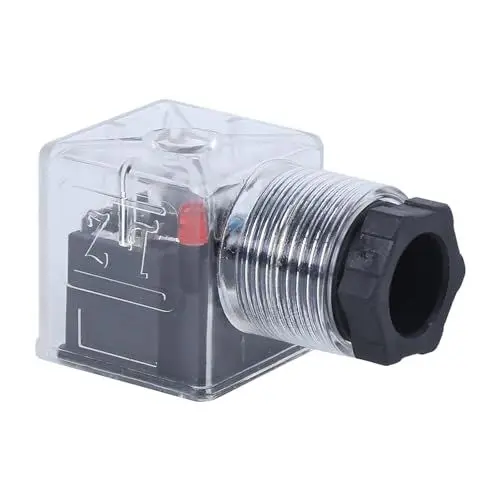 Produktbild: Hydraulikventil-Magnetspulenstecker, Hydraulisches Magnetventil 5-teilig mit Starker Anpassungsfähigkeit, wasser- und Staubdichtes Magnetzubehör für DC24-Elektrosysteme