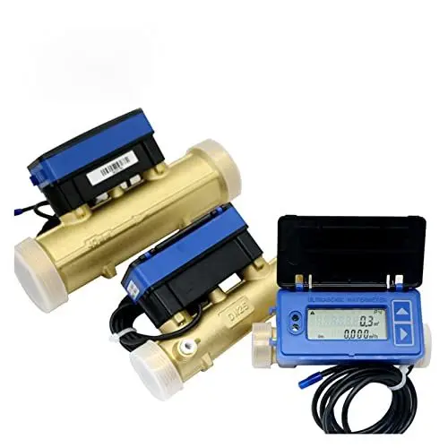 Produktbild: Durchflussmesser, Ultraschall-Fernübertragungs-Durchflussmesser Wasserzähler Home Timing Quantitativer intelligenter Fernübertragungs-Wasserzähler,Intuitive Und Klare Ablesung(DN15)