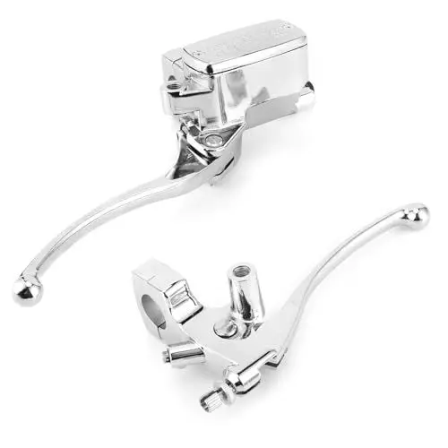 Produktbild: Hydraulischer Hauptbremszylinderhebel Silber Universal 1 Zoll Lenker S ATV