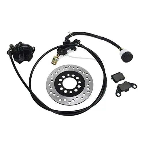 Produktbild: Shanrya Hydraulisches Scheibenbremsen-Kit, Professioneller Langlebiger Metallbremsbelag für 50 Bis 250 Dirt Bike Quad ATV Go Kart