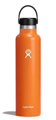 Produktbild: HYDRO FLASK - Trinkflasche 709ml (24oz) - Isolierte Wasserflasche aus Edelstahl - Sportflasche mit auslaufsicherem Flex Deckel & Gurt - Thermoflasche Spülmaschinenfest - Kleine Öffnung - Mesa