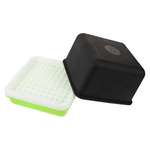 Produktbild: Hydroponische Pflanzbox keimsprossen Box zimmergewächshäuser Microgreens-Anbausystem erdloser Pflanzkasten Gemüsefach Anlage Gartenbepflanzung Zubehör Pflanzen wachsen Tablett Mini