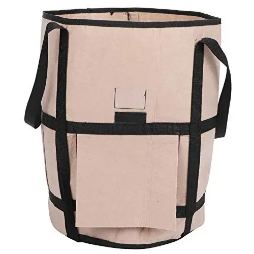 Produktbild: HYEIUIRA Kartoffel-Pflanzenbeutel, Filzstoff, Pflanzbeutel, Obst- und Gemüsepflanzer, Gartenwerkzeug (Brown with Shade Cloth L 43 Liters 10 Gallons)