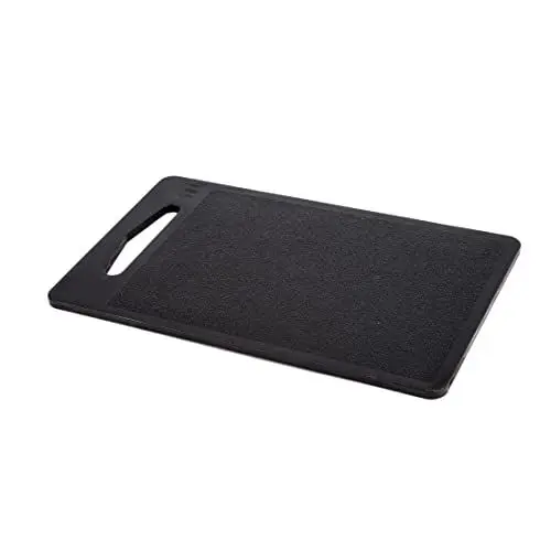 Produktbild: Hygiplas rechteckiges Bar Schneidebrett schwarz 25,5cm
