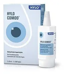 Produktbild: HYLO COMOD Augentropfen bei trockenen Augen mit Hyaluronsäure, Doppelpackung 2x10 ml