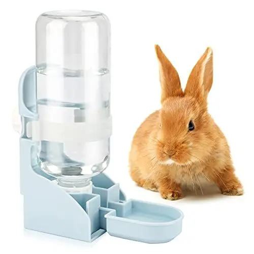 Produktbild: HYLYUN Kaninchen Automatischer Wasserspender, 500ml Hängend Haustier Wasserspender für Meerschweinchen Chinchillas Igel Frettchen-Update