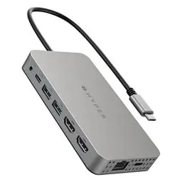 Produktbild: Hyper Drive Dual HDMI 10-in1 Travel Dock für MacBook