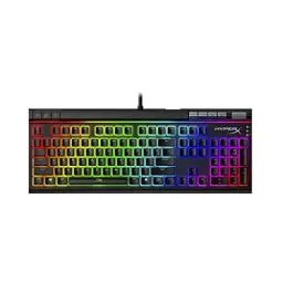 Produktbild: HyperX Alloy Elite 2 - Mechanische Gaming Tastatur, Software-gesteuertes Licht & Makro Anpassung, ABS Pudding Keycaps, Media Controls, RGB LED Backlit Linearer Schalter HyperX rot, QWERTY