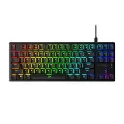 Produktbild: HyperX HX-KB7RDX-US Alloy Origins Core, RGB Mechanische Gaming Tastatur, Tenkeyless, Red switches (US layout), Schwarz