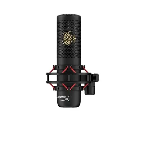 Produktbild: HyperX ProCast – Großmembran-Kondensatormikrofon, XLR-Anschluss, Schwarz