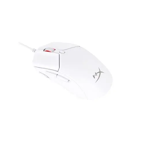 Produktbild: HyperX Pulsefire Haste 2, Kabelgebundene Gaming-Maus, 53 g, 26K Sensor, 26.000 DPI, 8000 Hz Abfragerate, 6 Programmierbare Tasten, RGB-Beleuchtung, PC/Xbox/PS-kompatibel, Weiss