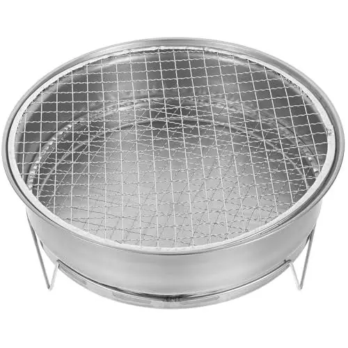 Produktbild: HYTROVE 1 Satz Tragbarer Campinggrill Kompakter Holzkohlegrill für Bbq im Freien für Partys Camping Aktivitäten Langlebig und Platzsparend