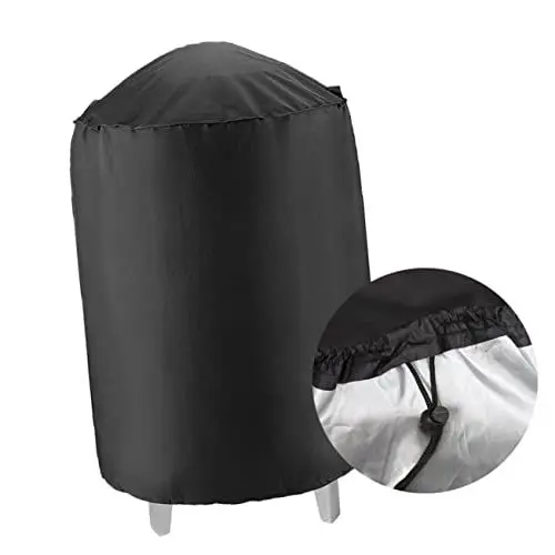 Produktbild: IWOWHERO wasserdichte UV-beständige Grill-Staubschutzhülle 27 5 x 27 5 Zoll rostfreie Grillofen-Abdeckung für den Außenbereich