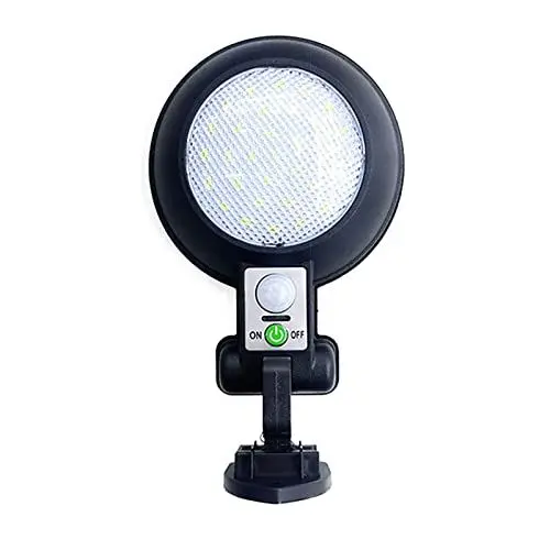 Produktbild: Hyuduo 5,5 V 2,5 W LED-Solarleuchte, ABS-Schale, wasserdichte Bewegungssensor-Außenlampe, Wand-Solarleuchte, für Garten, Hof, Villa, Balkon Usw