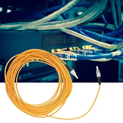 Produktbild: Hyuduo Glasfaser-Patchkabel, Glasfaser-Patchkabel FC zu FC, Optisches Patchkabel, Singlemode-Jumper, FC-UPC-Singlemode-, Glasfaser-Audiokabel