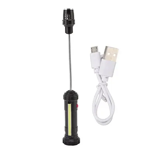 Produktbild: Hyuduo Grilllichter LED-Arbeitslampen Camping-Notlicht-Kit mit Seitenlampe und Flexiblem Schwanenhals für Outdoor-Camping, Picknick, Werkstatt, Garagenbeleuchtung