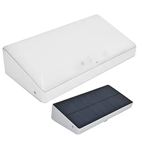 Produktbild: Hyuduo Straßenlaterne, LED-Solarlampe für den Außenbereich, 760 Lm, 48 LEDs, Wandleuchte, IP65, Wasserdichtes Körper-Induktionslicht mit 3 Beleuchtungsmodi für Wandlampen und Wandleuchten