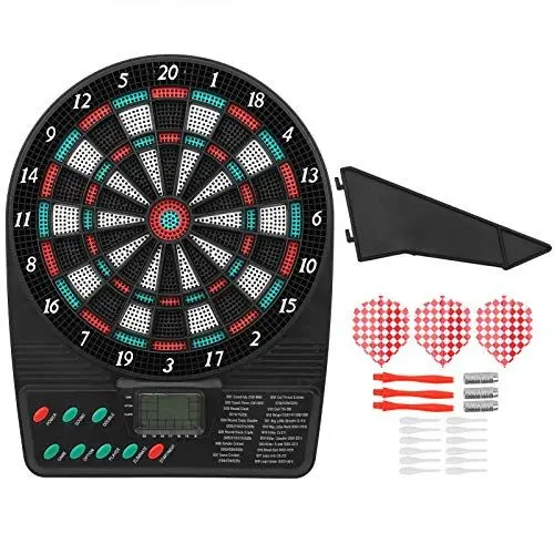 Produktbild: Hztyyier Elektronisches Dartscheiben-Set, LCD-Display, Automatische Dartscheibe mit 21 Pfeilen, Unterhaltungsspiel für die Party-Bar-Familie((Elektronisches Ziel))
