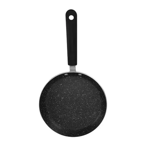 Produktbild: Pfannkuchenpfanne, Bratpfanne, Aluminiumlegierung, Töpfe, Aluminiumlegierungsmaterial, Tragbare Bratpfanne, Runde Form, Aluminiumlegierung, Kunststoffhersteller, Crêpe-Pfannen (6