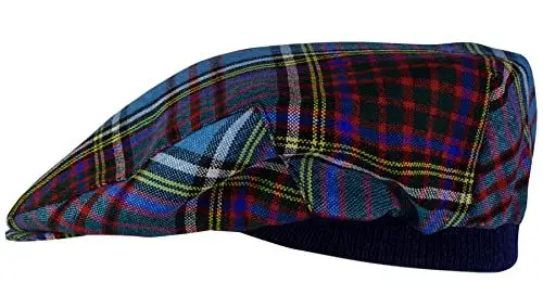 Produktbild: I LUV LTD Schiebermütze im Tartan-Design Anderson Modern Einheitsgröße für Herren und Damen Elastisches Band Komfort fit Schottisch hergestellt