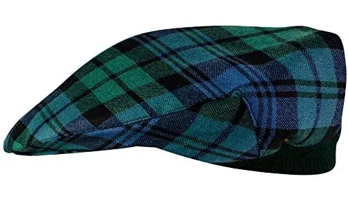 Produktbild: I LUV LTD Schiebermütze im Tartan-Design Black Watch Ancient Einheitsgröße für Herren und Damen Elastisches Band Komfort fit Schottisch hergestellt