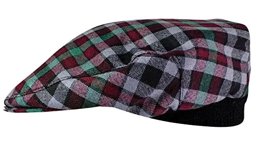 Produktbild: I LUV LTD Schiebermütze im Tartan-Design Borthwick Ancient Einheitsgröße für Herren und Damen Elastisches Band Komfort fit Schottisch hergestellt