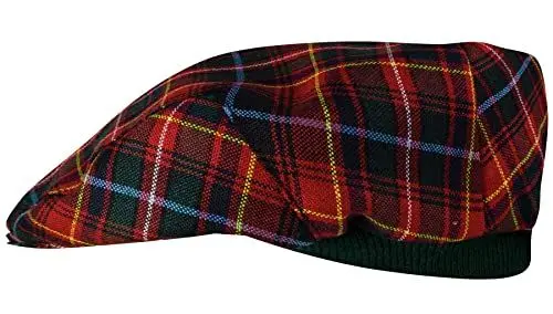 Produktbild: I LUV LTD Schiebermütze im Tartan-Design Innes Modern Einheitsgröße für Herren und Damen Elastisches Band Komfort fit Schottisch hergestellt