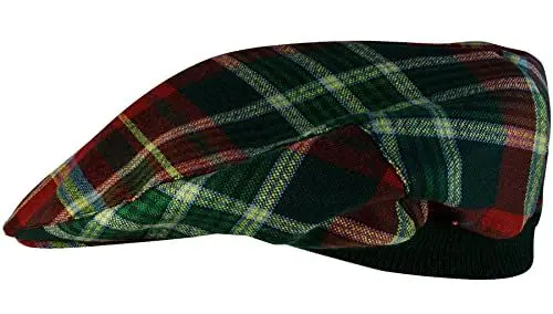 Produktbild: I LUV LTD Schiebermütze im Tartan-Design New Brunswick Canadian Tartan Einheitsgröße für Herren und Damen Elastisches Band Komfort fit Schottisch hergestellt