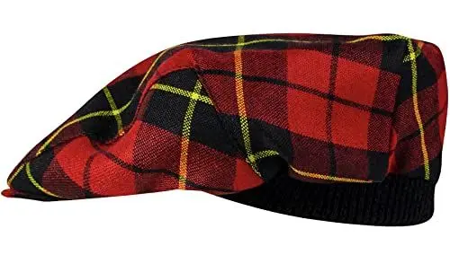 Produktbild: I LUV LTD Schiebermütze im Tartan-Design Wallace Modern Einheitsgröße für Herren und Damen Elastisches Band Komfort fit Schottisch hergestellt