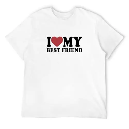 Produktbild: I Love My Best Friend I Heart My Best Friend T-Shirt White L