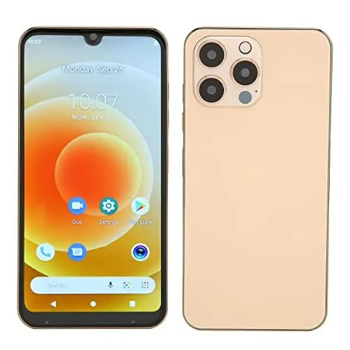 Produktbild: I13pro Max Android Smartphone ohne Vertrag, 6,1 Zoll HD Großbild Handy, 4 GB RAM 128 GB ROM, 4G Netzwerk, Dual SIM Handy, 8 MP + 16 MP Kamera, 4000 MAh (EU-Stecker)
