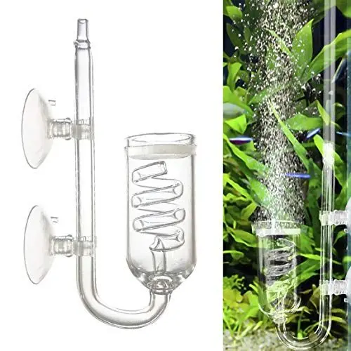 Produktbild: IAFVKAI CO2 Diffusor Spiral CO2 System Zerstäuber Diffusor mit 2X Saugnapf für Aquarium Pflanzen Tank Zubehör