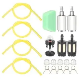 Produktbild: iaHOME 20 Stück Universal Benzinfilter Kit, Benzinschlauch Dichtung, Universal Kraftstoffleitung, Primer Bulb, Gummitülle Dichtung, für Freischneider, Trimmer, Mower, Heckenschere