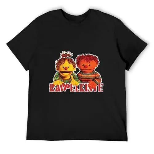 Produktbild: IANGXIAO Ratz und Rube Edition Black T-Shirt Printed Tee Graphic Top for Men Shirt XL