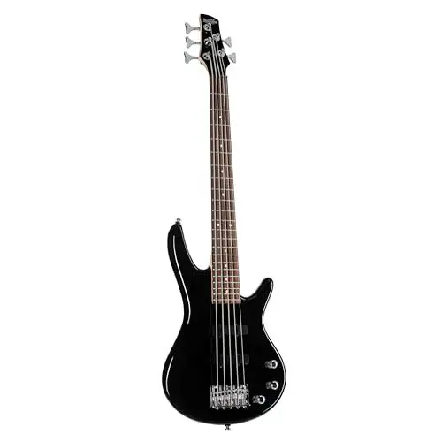 Produktbild: Ibanez GIO-Mikro E-Bass 5 String - Black (GSRM25-BK)