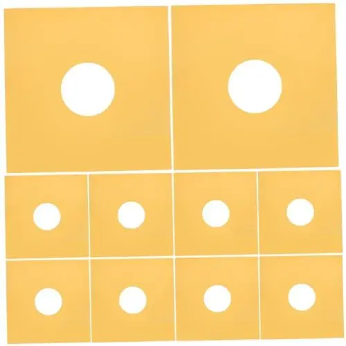Produktbild: ibasenice 10St Schallplattenhülle Schallplattenbeutel Schallplattentasche CD-Aufbewahrungstaschen Abdeckungen aus Polypropylen-Vinyl Albumcover Vinyl-Schallplatten-Außenhülle Kraftpapier