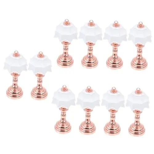 Produktbild: ibasenice 10 STK Puppenstuben-Tischlampe Mini-Häuser LED Fahrrad Rad Lichter tischlampen für Kinder Schreibtisch Lampe nachttischlampe Szenendekor Mini-Tischleuchten Möbel Zubehör